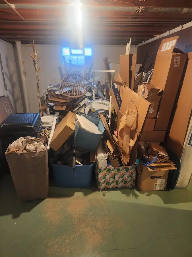 Roll-off dumpster container at job site for Concrete Dumpster Rental in Skiatook